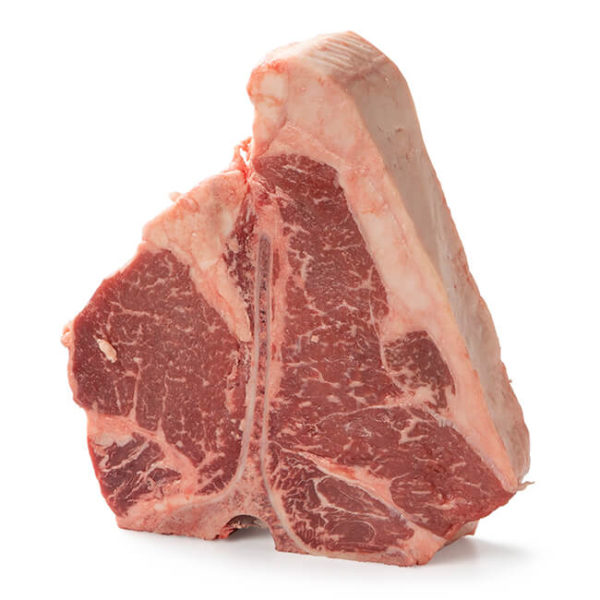 TBone steak Iers entrecôte en ossenhaas in één stuk