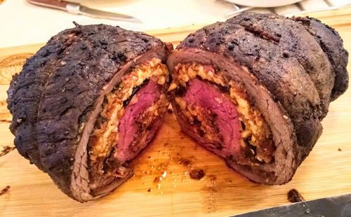 Bavette als rollade