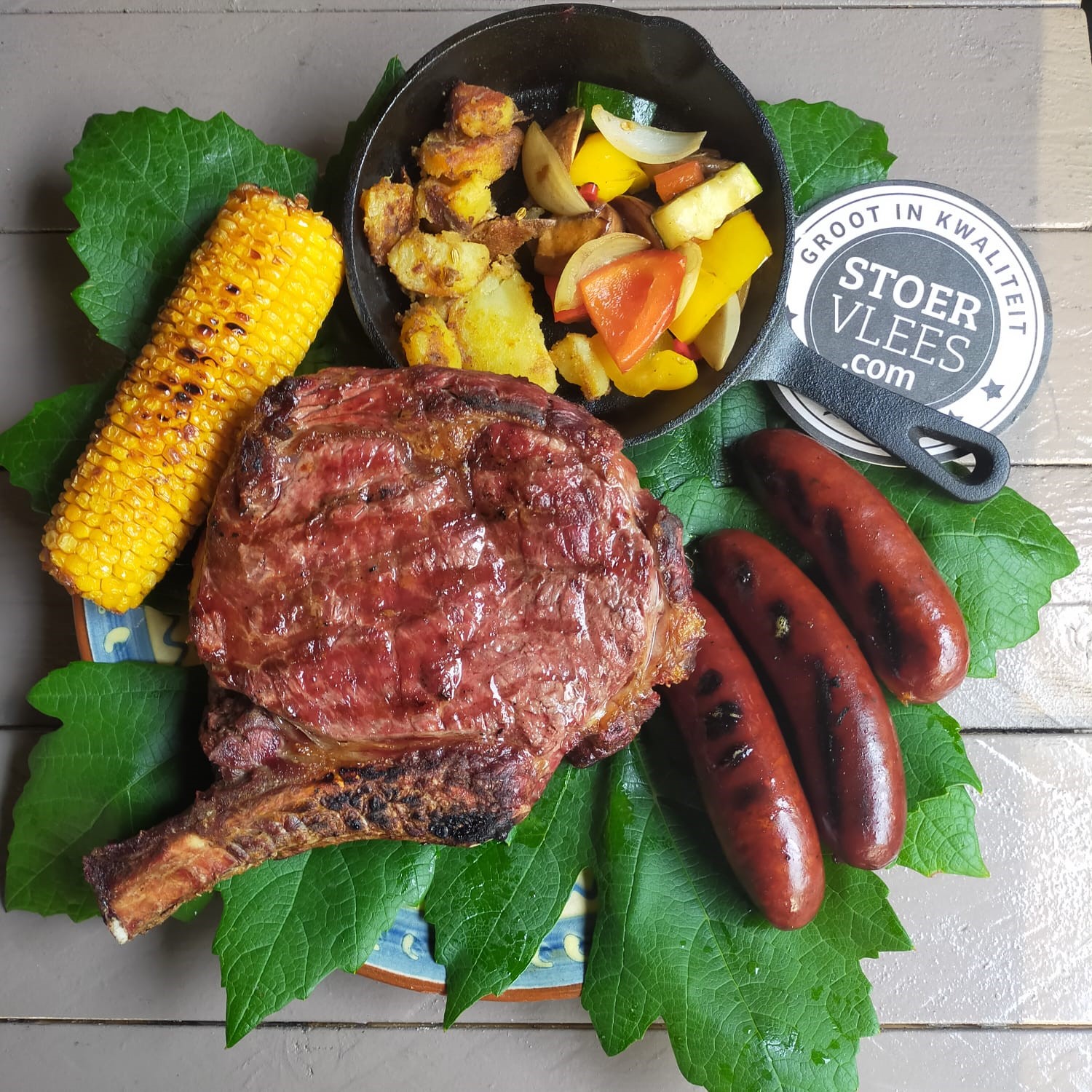 Gerookte cowboy steak